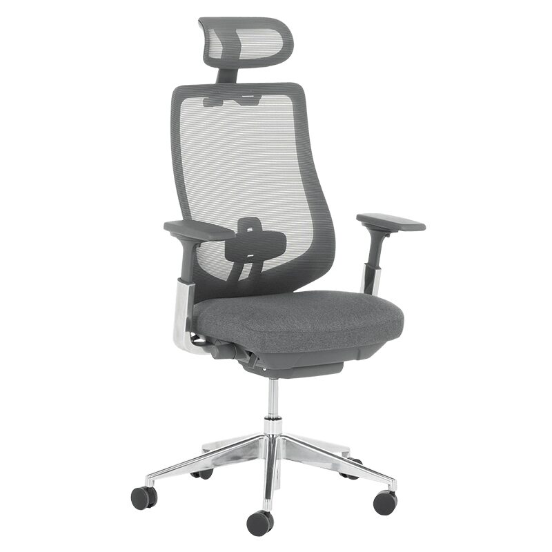 Ергономичен стол BADEN – сив