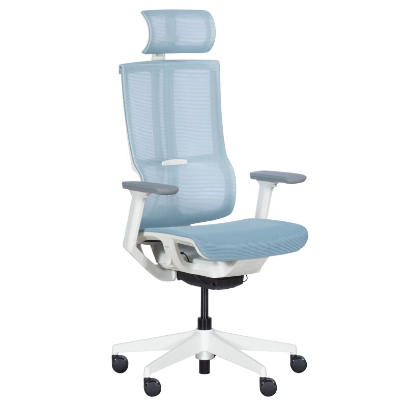 Ергономичен стол 7574 – светлосин