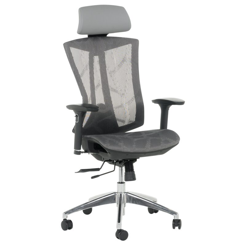 Ергономичен стол 7577 – сив