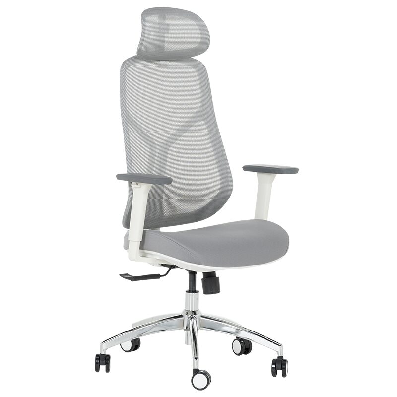 Ергономичен стол 7901 W – сив