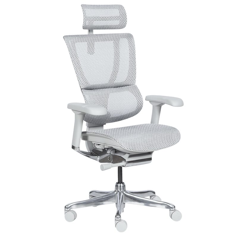 Ергономичен стол ERGOHUMAN IOO ELITE 2 – сива рамка – сив