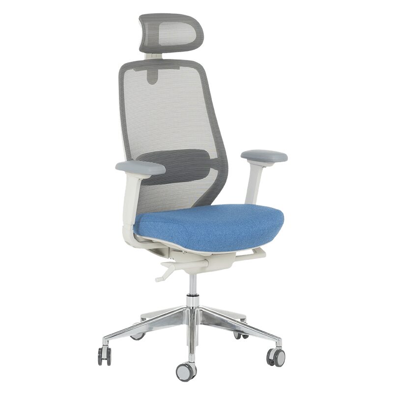 Ергономичен стол GLAND – син-сив