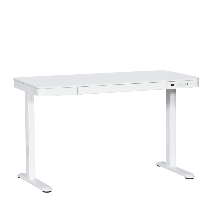 Ергономично регулируемо бюро CR-118 E – 140 см – бяло