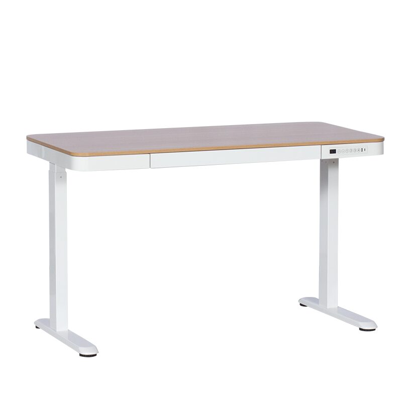 Ергономично регулируемо бюро CR-118 E – бук-бял