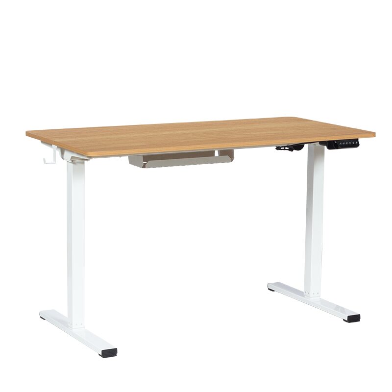 Ергономично регулируемо бюро CR- 4825 – бук-бял