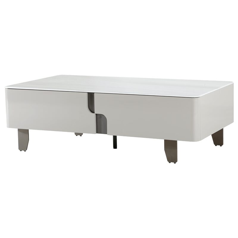 Холна маса LIORA – бял-капучино