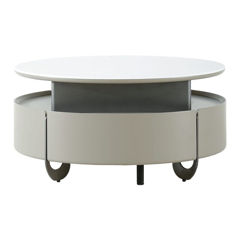 Холна маса TARIA – бял-капучино