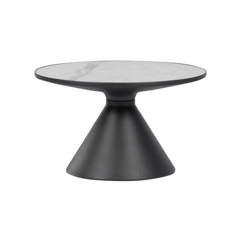 Холна маса ZARY 2 – бяла – черна