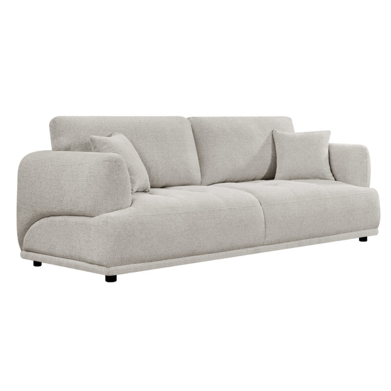 Диван, SOFA 3-SEATER STRUCTO, Бежов, Текстил, 227х94х88см.