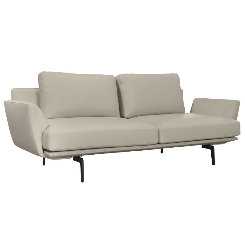 Кожен диван – тройка GRAM LUх – бежов