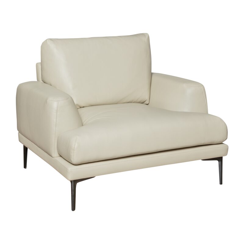 Кожен фотьойл GRASTEN LUх – бежов