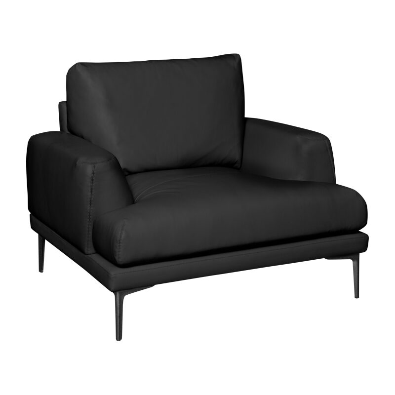 Кожен фотьойл GRASTEN LUх – черен