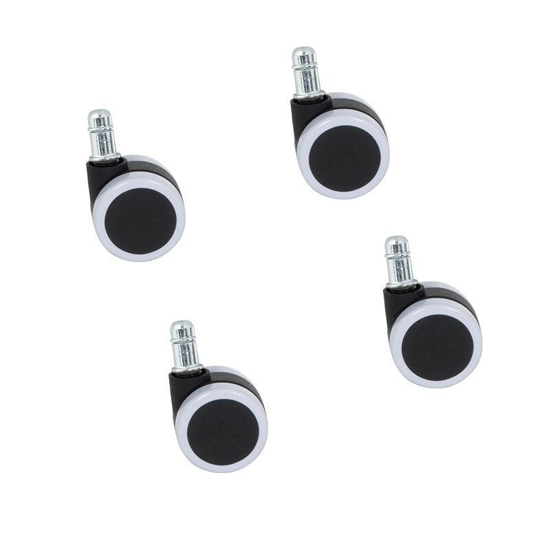 Комплект колела за посетителски стол модел 1702-1710 4 бр. – бели