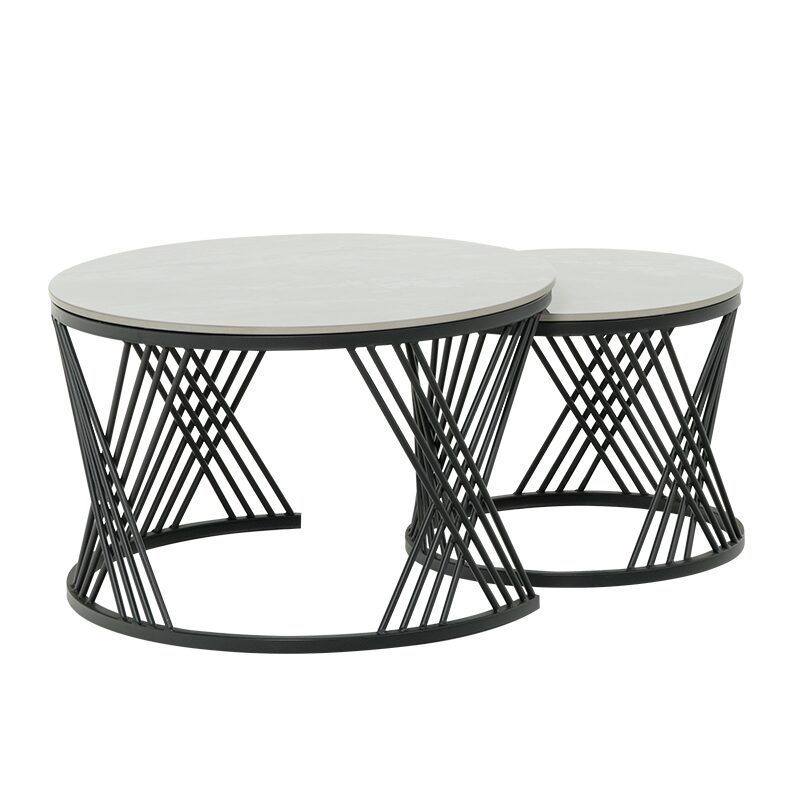 Комплект помощни холни масички FRESNO ДЕКО – сив