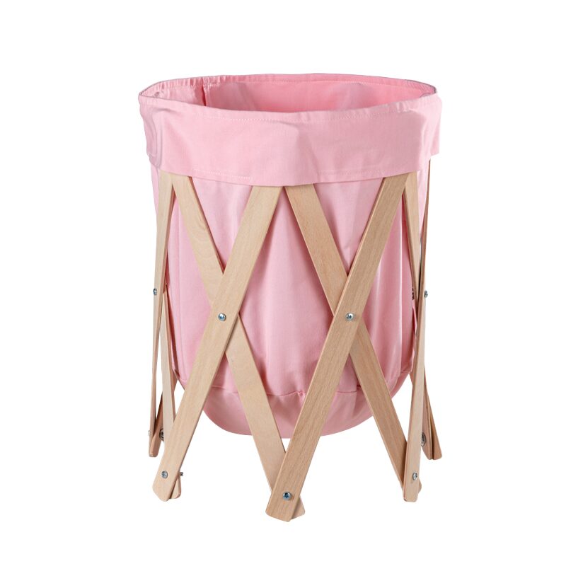 Кош за играчки WOODBA – розов