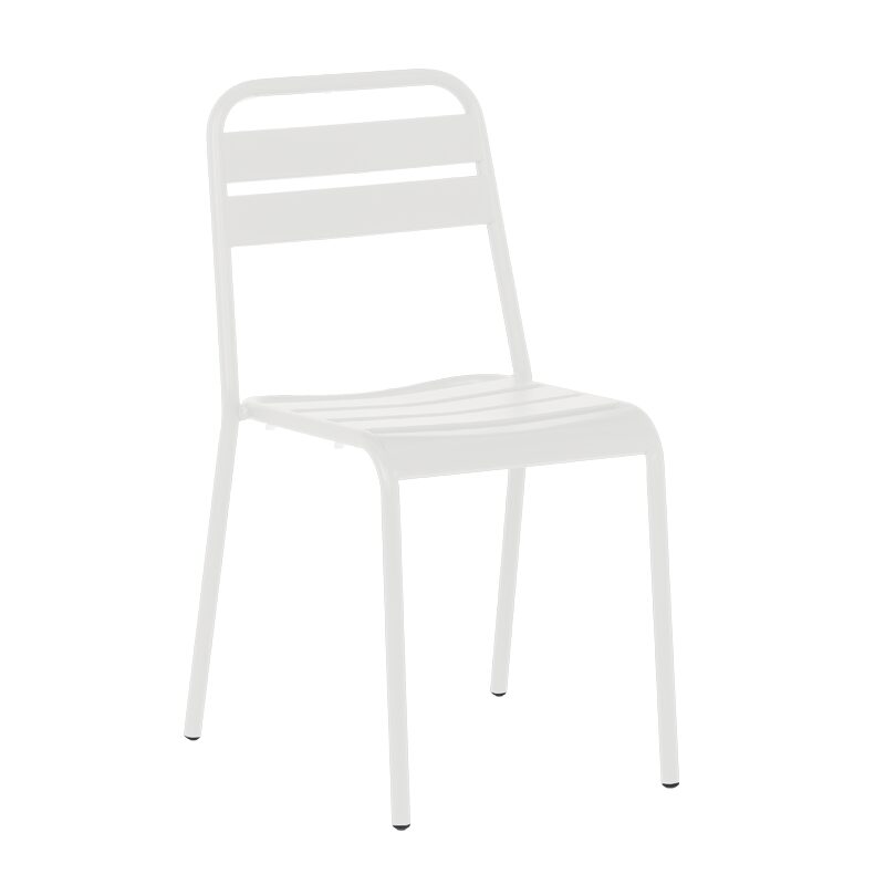 Метален градински стол ABA – бял