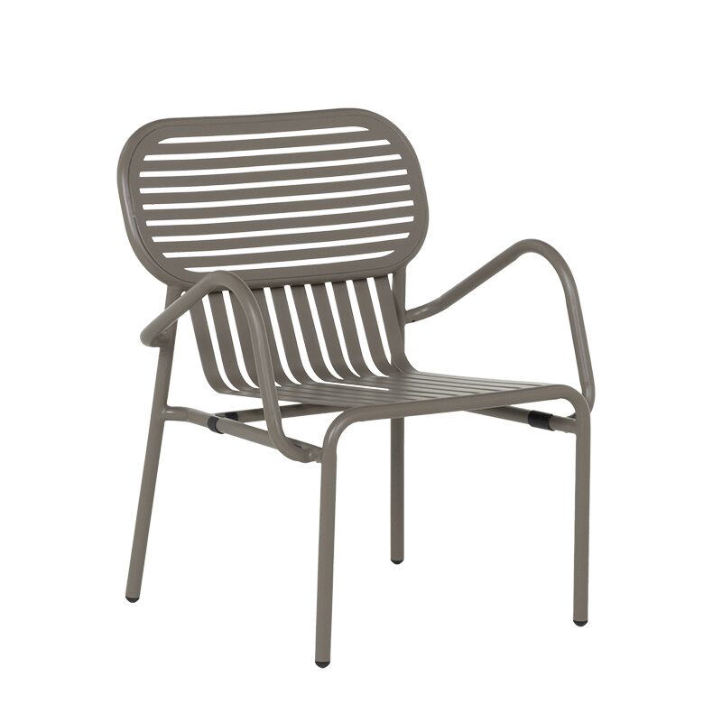 Метален градински стол JALINGO – капучино