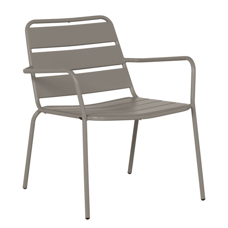 Метален градински стол SAKI – капучино