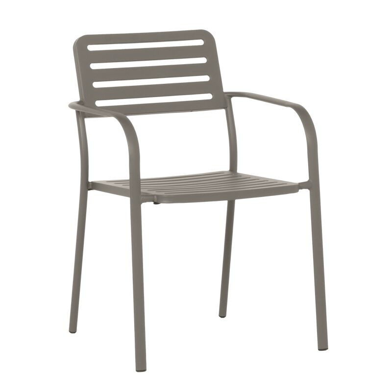 Метален градински стол WASE – капучино