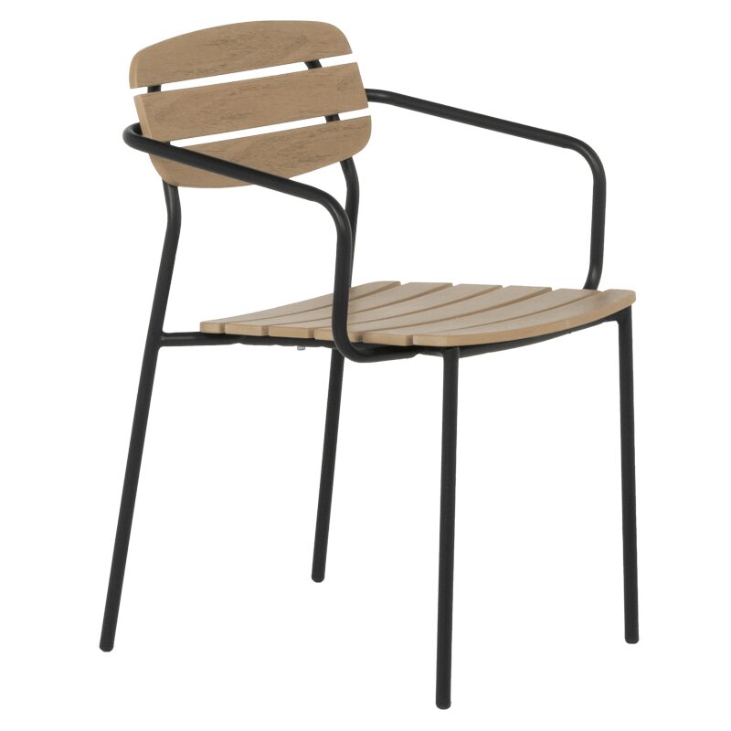 Метален градински стол YOBE – бук