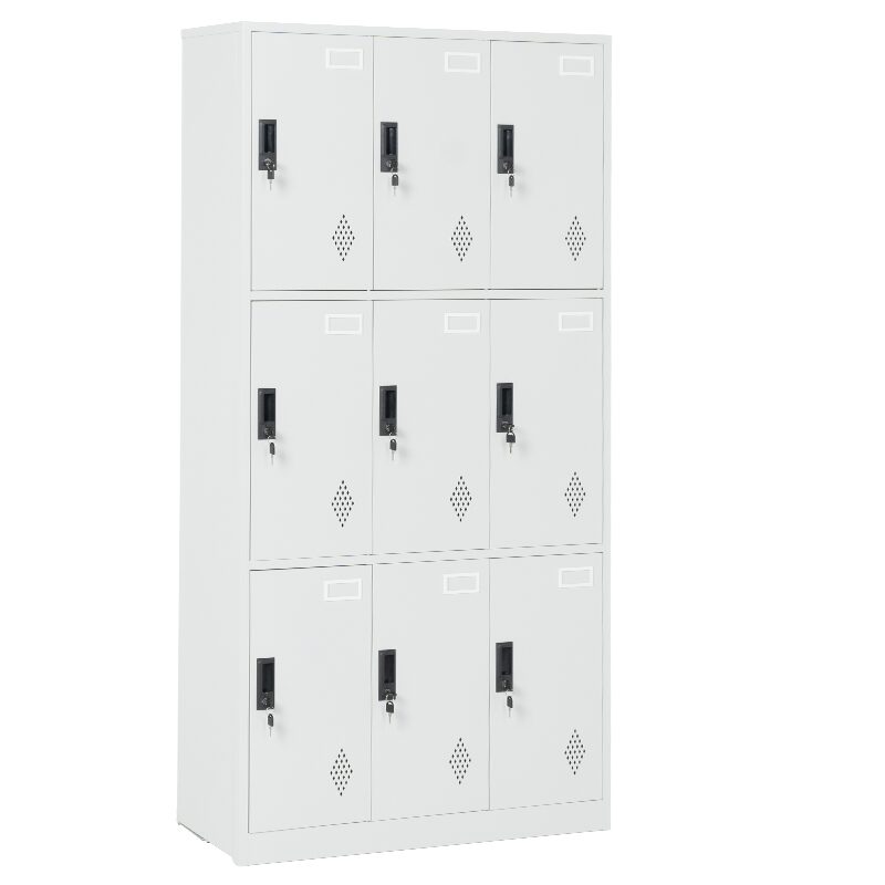 Метален шкаф CR-1244 GR – сив