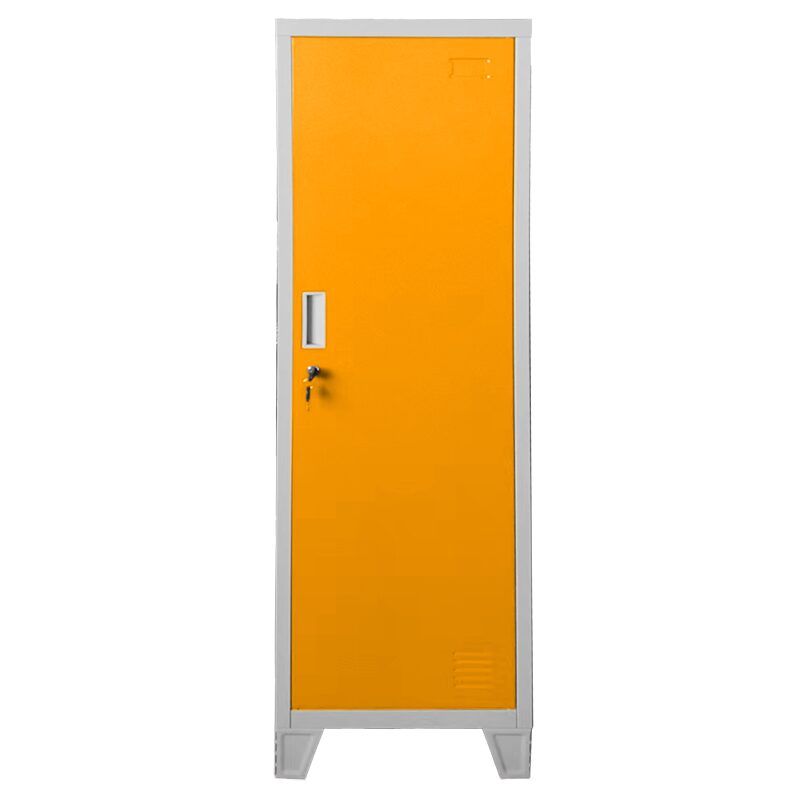 Метален шкаф CR-1604-1 JZ – Сив / оранжев