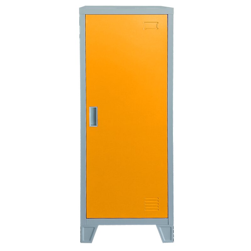 Метален шкаф CR-1605-1 JZ – сив / оранжев
