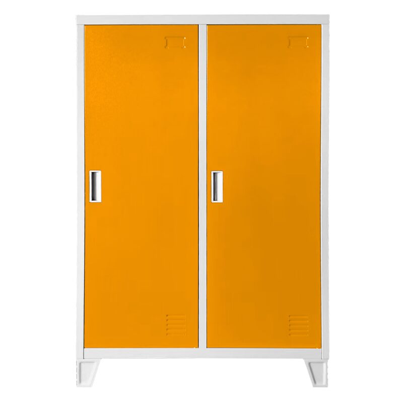 Метален шкаф CR-1605-2 JZ – сив / оранжев