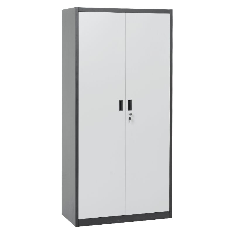 Метален шкаф за инструменти CR-1226 L SAND – черен-сребърен