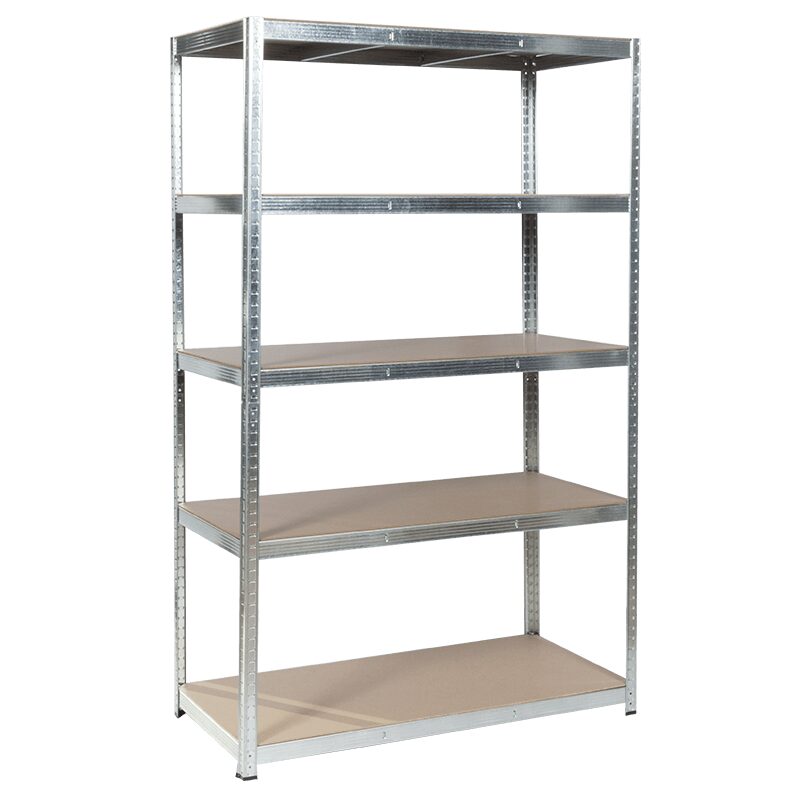 Метален стелаж CR-1012 E – 180х120х60 см, до 250 кг на рафт – цинк