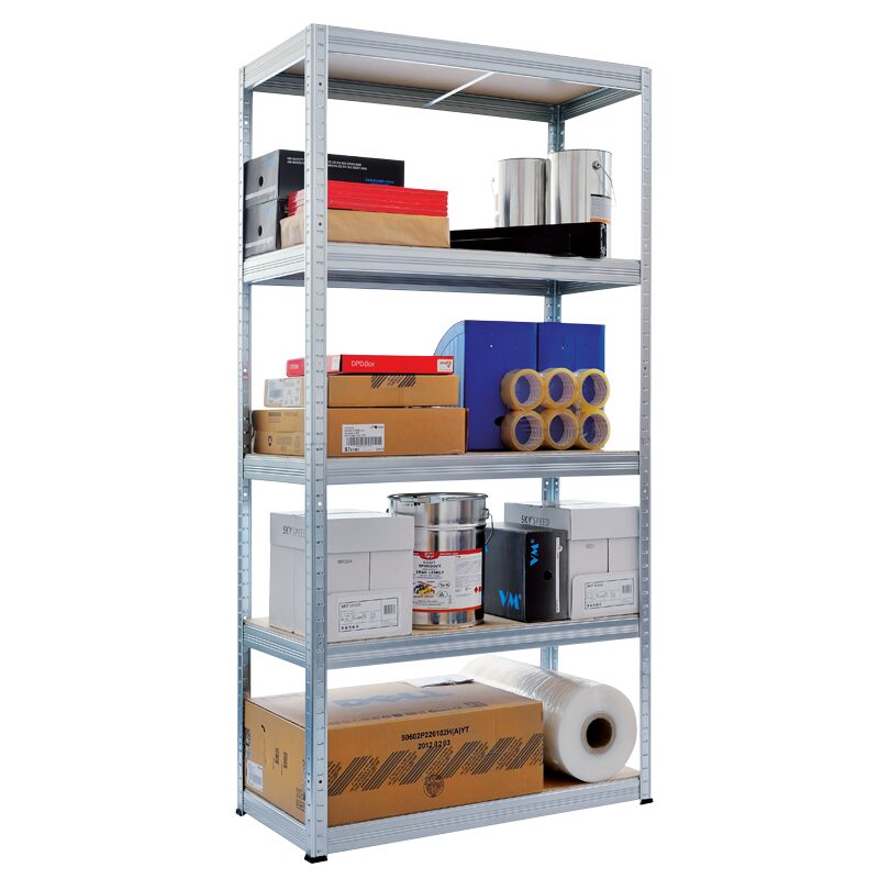 Метален стелаж STAR 180х90х35 см, до 175 кг на рафт – цинк