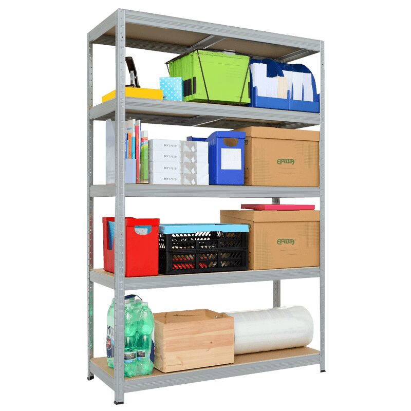 Метален стелаж STAR PL 213х120х60 см, до 250 кг на рафт – цинк