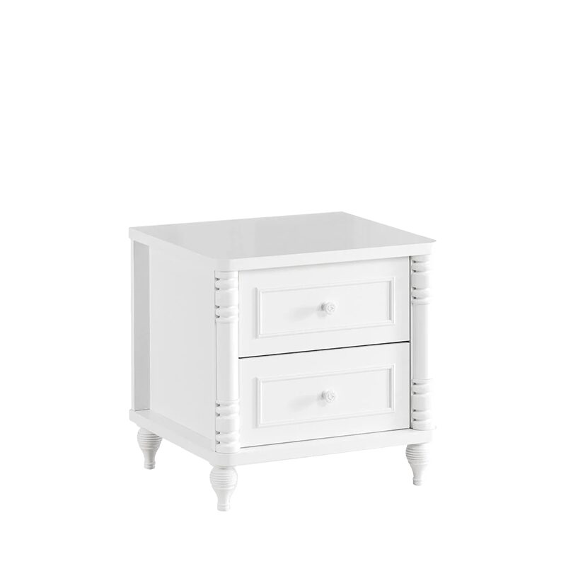 Нощно шкафче NIL – бяло