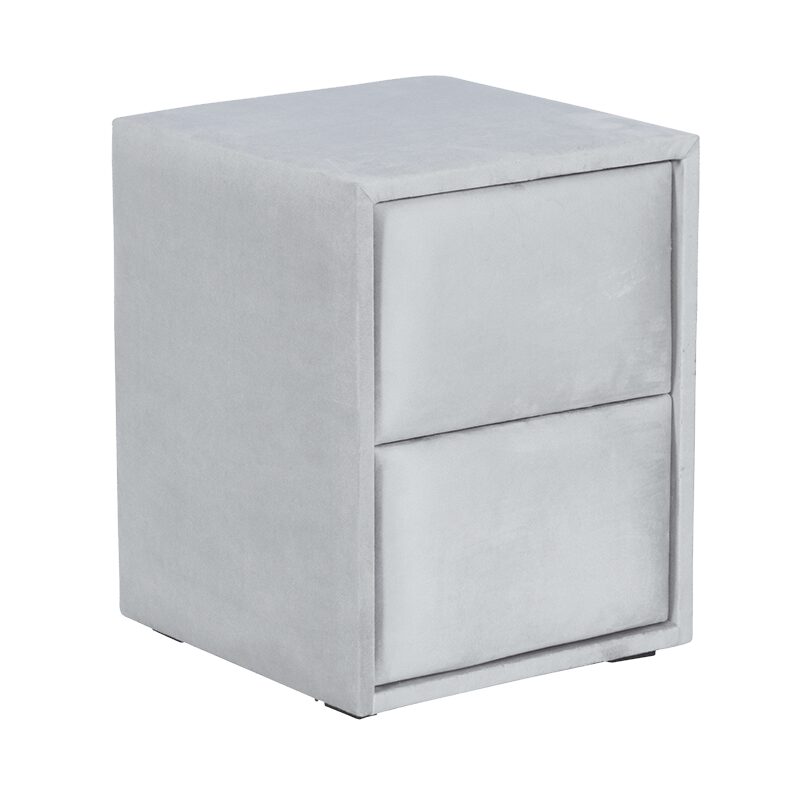 Нощно шкафче за спалня WAVE – светлосив 25