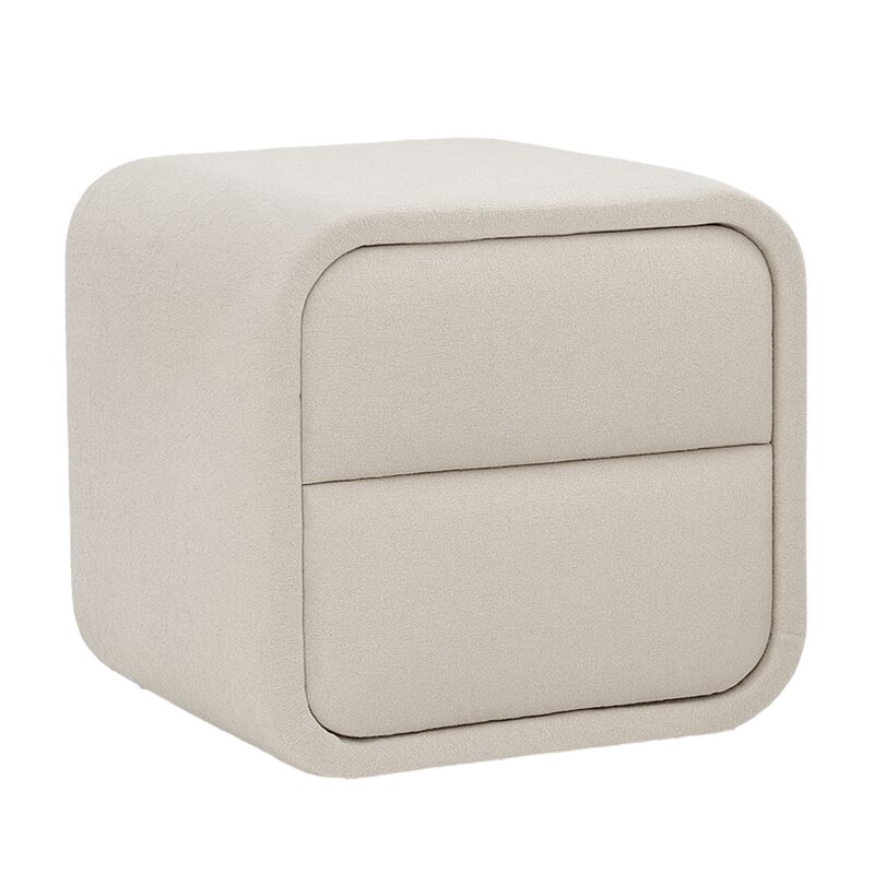 Нощно шкафче за спалня BUMBY – бял 1