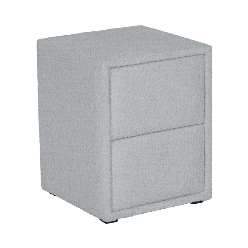 Нощно шкафче за спалня DIANA – светлосив 326