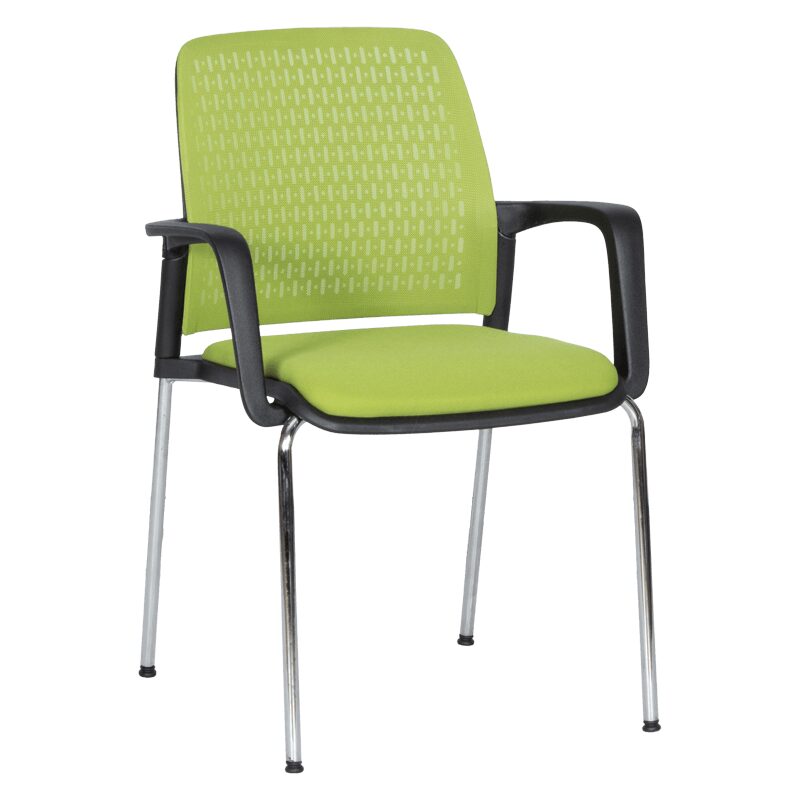 Посетителски стол 1138 CH – зелен