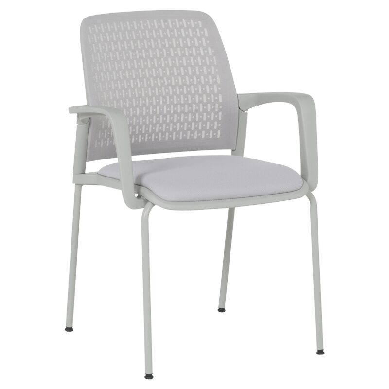 Посетителски стол 1138 G – светлосив