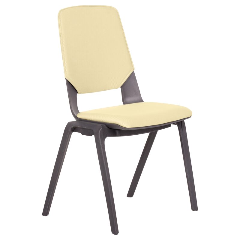 Посетителски стол LIMBER – светло жълт