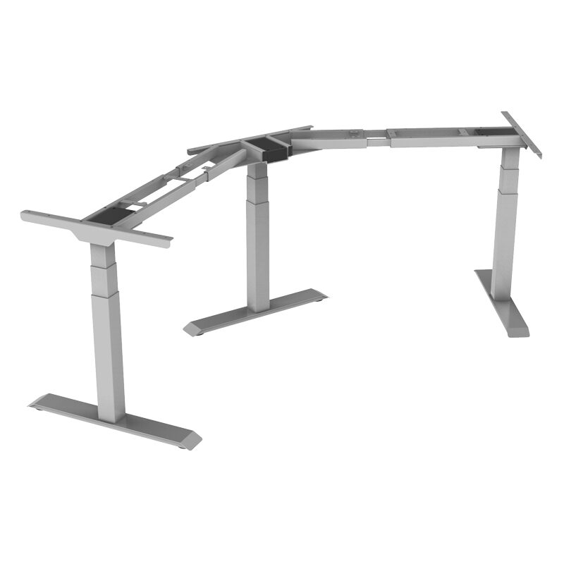 Повдигаща рамка за регулируемо ъглово бюро CR-223 C – сива