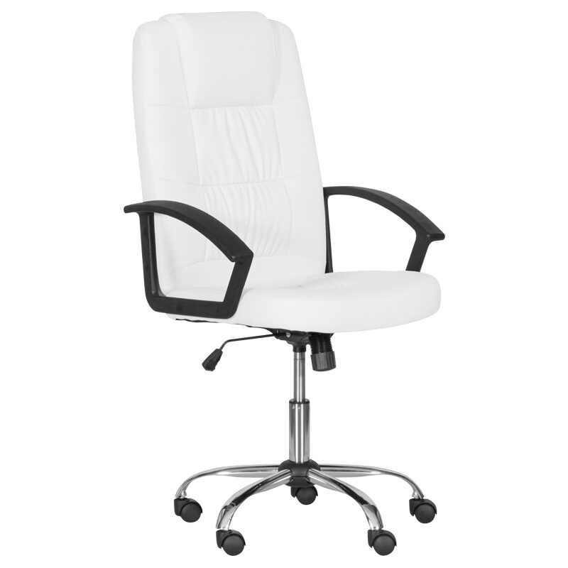 Президентски офис стол 6076 – бял