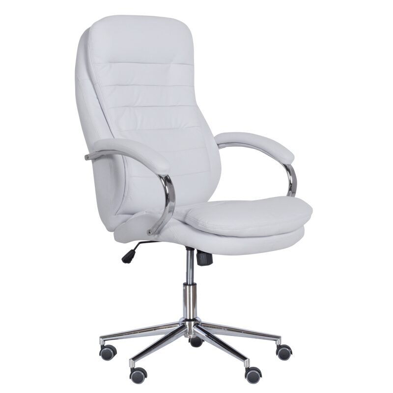 Президентски офис стол 6113-1 – бял