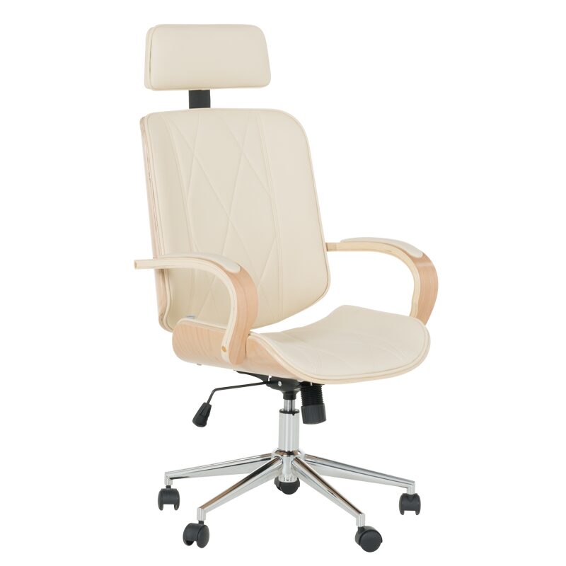 Президентски офис стол 6404 – бук-крем