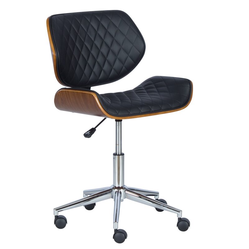 Президентски офис стол 6410 – орех – черен