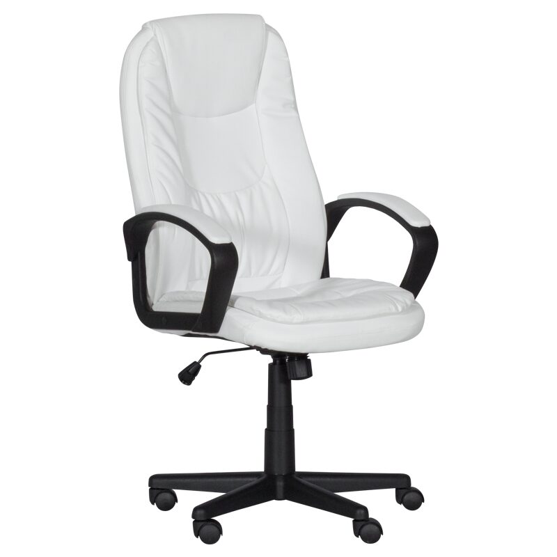 Президентски офис стол 6682 – бял