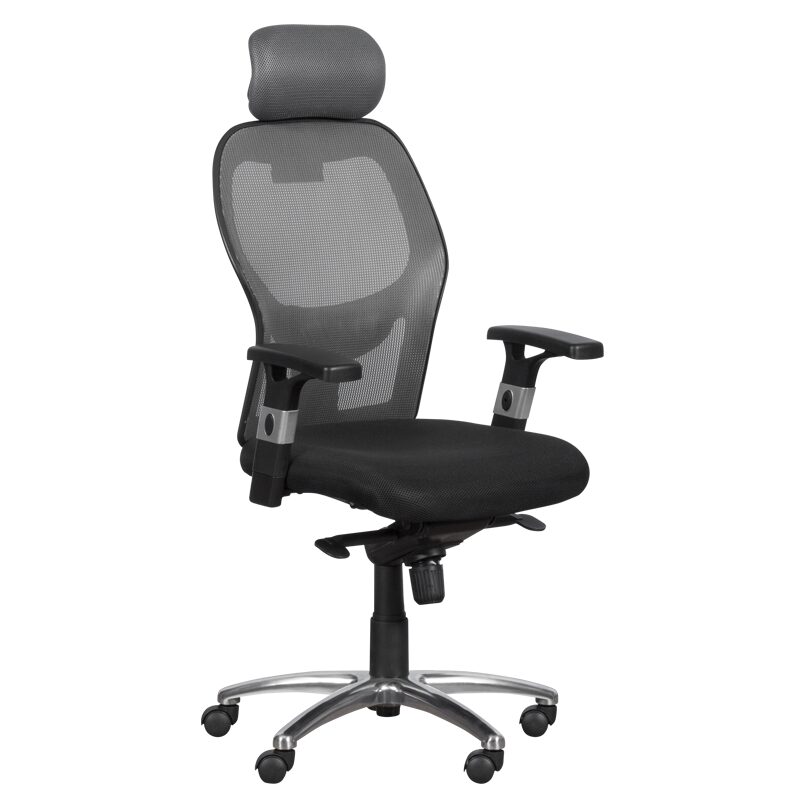 Ергономичен стол 7520 – черен – сив