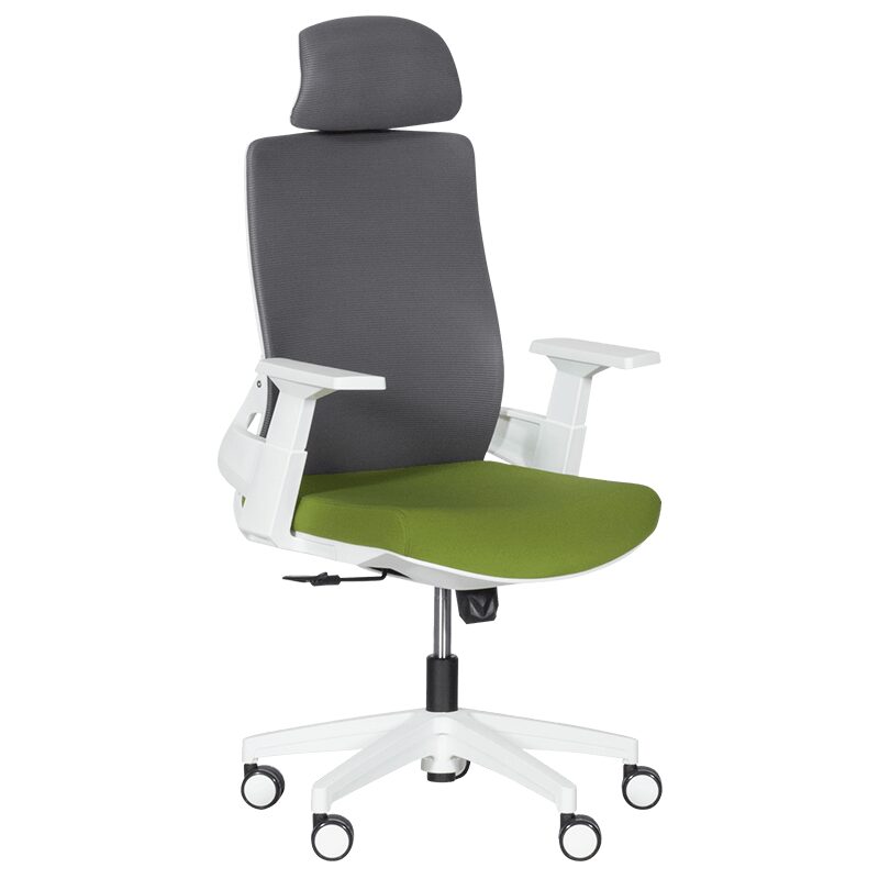 Президентски офис стол 7546 – тъмнозелен-сив