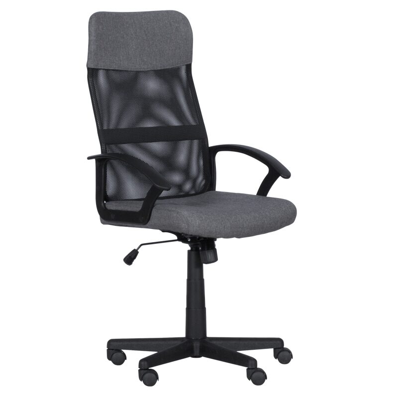 Работен офис стол 6592 – сив-черен