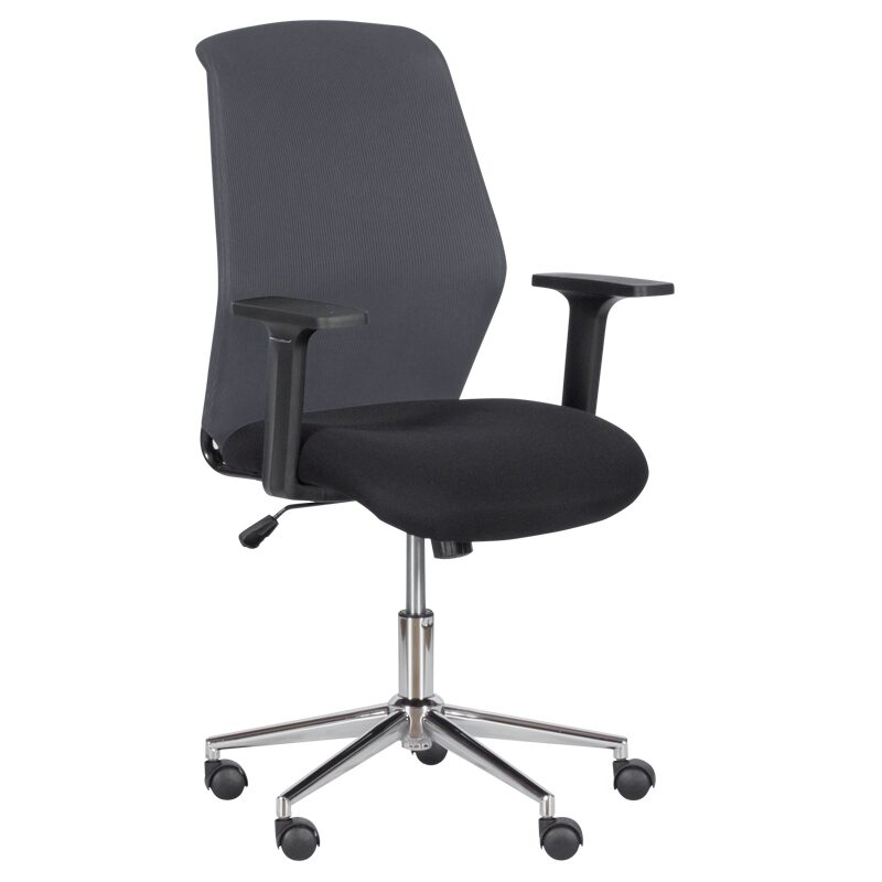 Работен офис стол 7047-1 – сив-черен