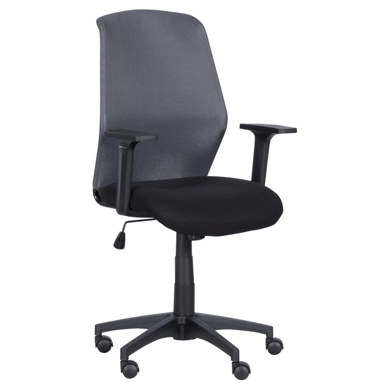 Работен офис стол 7047 – сив – черен